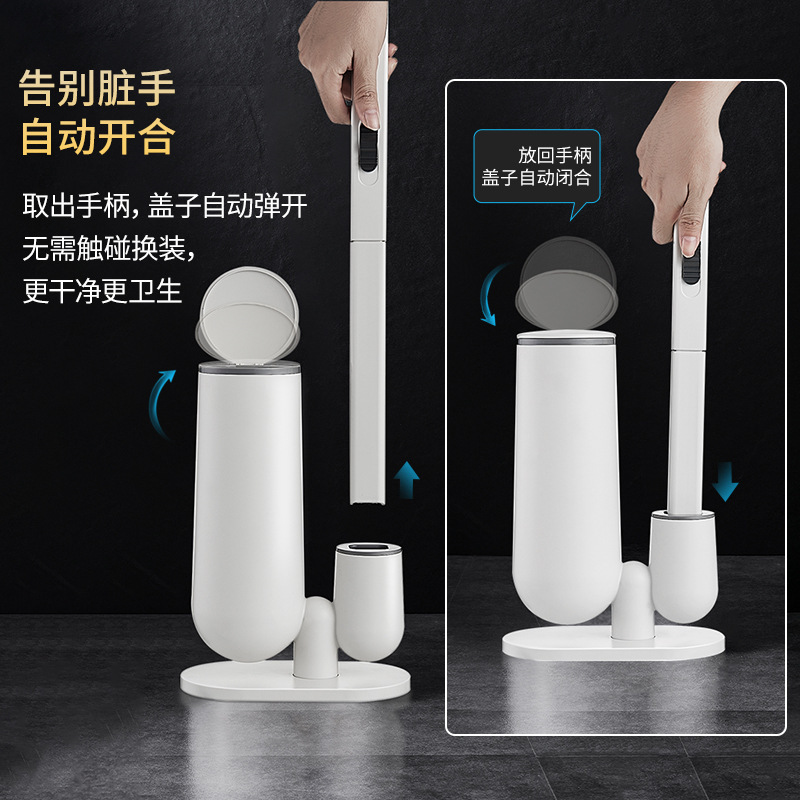 Japanese Imported Muji Disposable Toilet Brush Set, No Dead Angle Cleaning, Bathroom Cleaning Tool Japanese Imported Muji Disposable Toilet Brush Set, No Dead Angle Cleaning, Bathroom Cleaning Tool