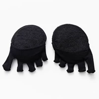 Непрозрачный черный, универсальный размер (36-39), 2 пары.