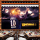 Ronaldo Messi football star hanging cloth Beckham background cloth bedroom bedside wall decoration cloth dormitory tapestry