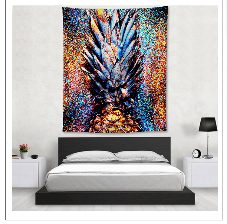 Tấm thảm hình quả dứa thảm treo tường decor	