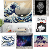 Background cloth ins girl anchor photo bedroom living room decoration cloth Nordic style hanging cloth tapestry wall hanging