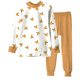 Trẻ em bộ đồ lót mùa thu / mùa đông bông mỏng chàng trai cô gái mô hình pajamababy bé bông quần áo ấm mùa thu mùa thu.
