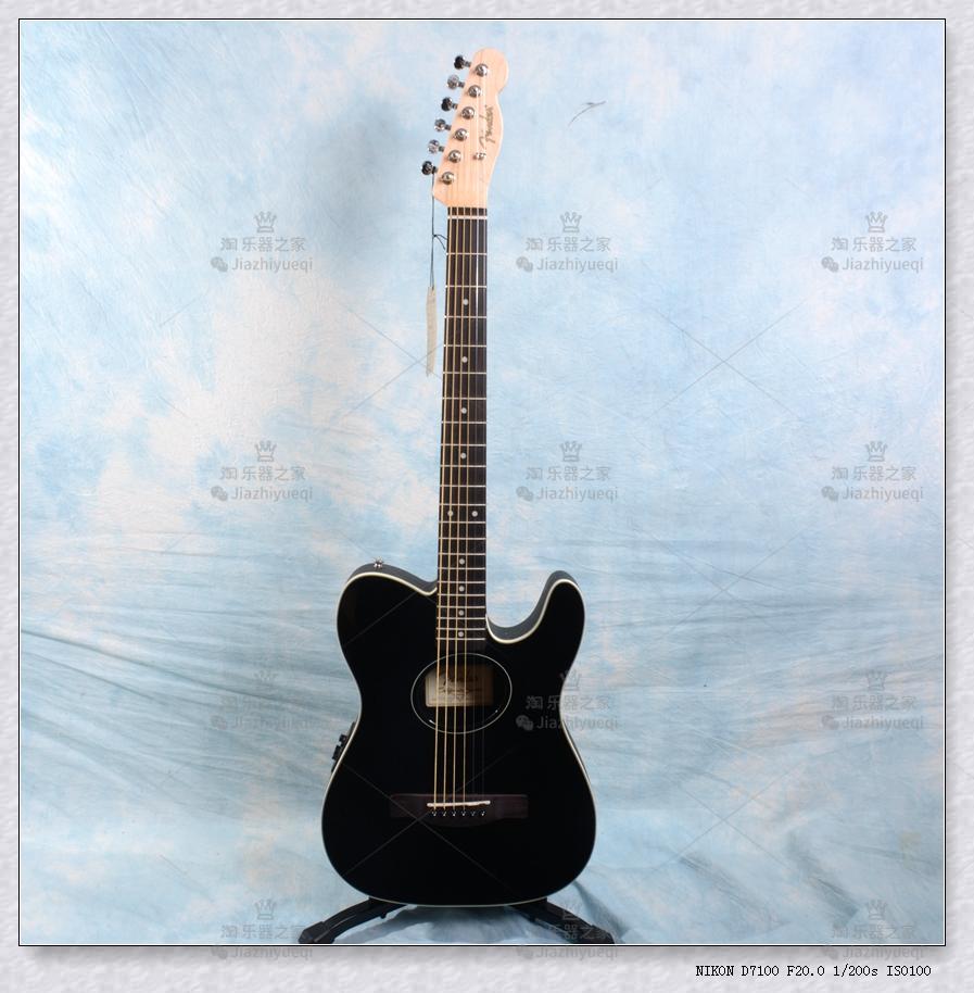 9 fold Fender Finda Telekaustic 096-7300 Foal Electric Box Wood Guitar Multiple Colors