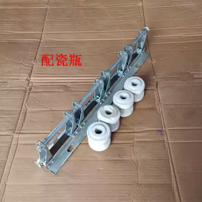 National standard power supply bureau 4-digit power street code frame zinc-plated double-stem reinforced four-wire thickening frame wire angle frame