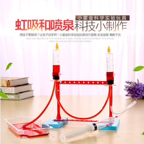 Science Little Making Small Invention Materials Children DIY Artisanal Tech Small Production Learning Supplies Siphon and Fountains