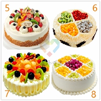 Henan Zhengzhou City Gongyi City Xingyang City Xinmi City Xinzheng City Fruit birthday cake shop Same city delivery express