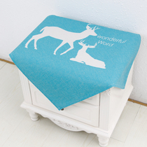 Refrigerator towel cover bedside table cloth cloth bedroom bedside table cloth TV cover universal cover towel dust cloth