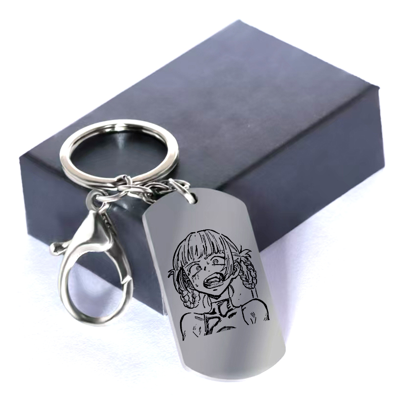 Song of the Night Seven Grasses Metal Pendant Keychain Anime Bag Pendant Tag Unisex Car Keyring