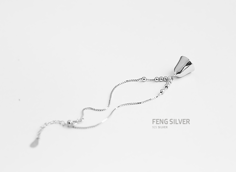 Chuông gió vòng chân nữ chuông bạc sterling Nhật Bản và Hàn Quốc của sinh viên giản dị retro Sen mới của bạn gái có một giọng nói chữ vòng chân