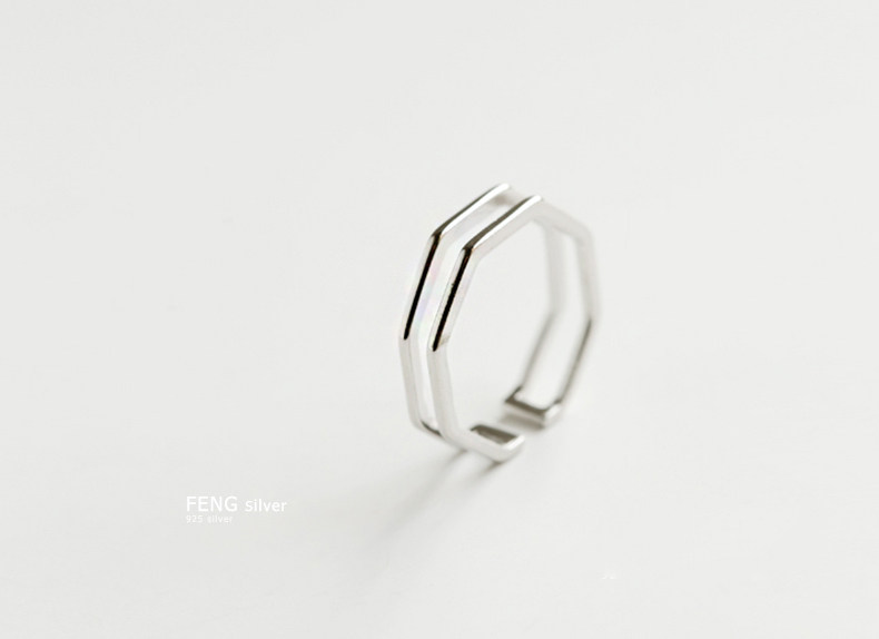 Bague mixte en Argenterie - Ref 3088468 Image 14