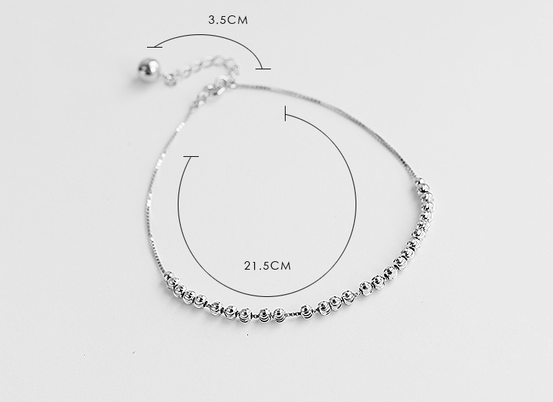 Bracelet de cheville Femme en Argenterie - Ref 3101723 Image 25