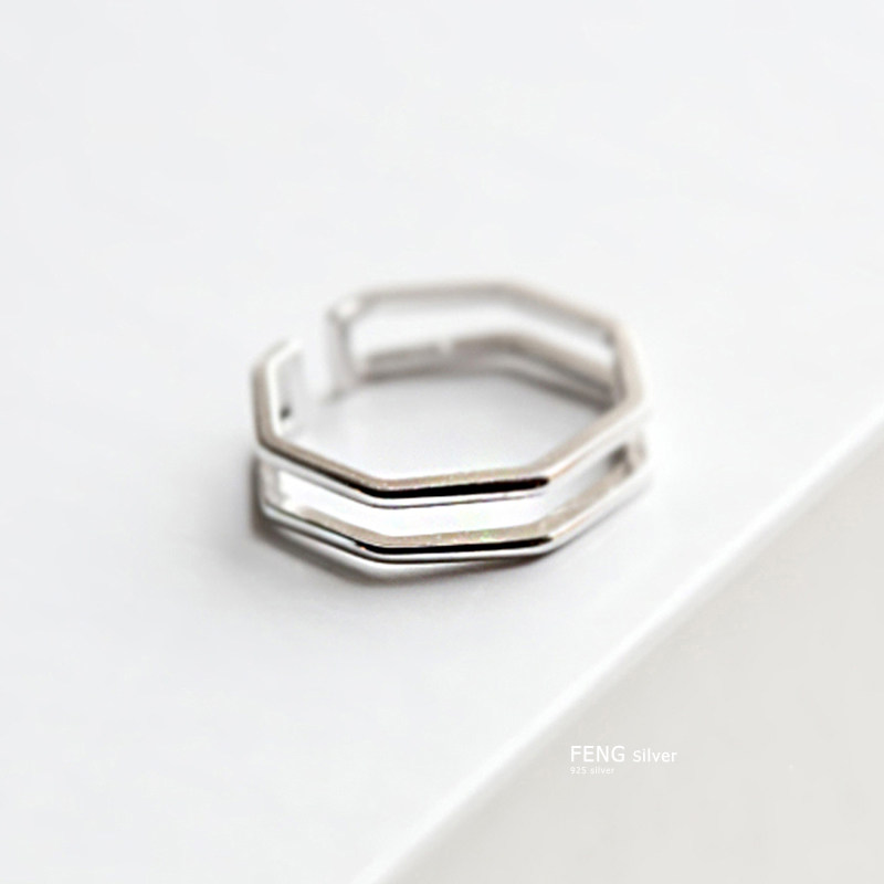 Bague mixte en Argenterie - Ref 3088468 Image 3