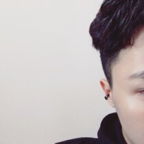 Hip-hop pure black simple earrings male and female couple ear clip personality fashion hip-hop trend earrings without ear piercing