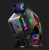 Играть в Jia Zhan Machine Case Case Case Case Cafe Cafe Cafe Water Cold Steb Glass Total Transparent ATX Board Internet Cafe