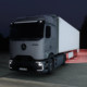 Euro Truck Simulator 2 Mercedes Mp6 Electric Truck Mod Front End Module with Electronic Rearview Mirror Euro Truck Simulator 2