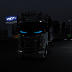 Euro Truck Simulator 2 Mod Truck Accessories Official Truck Devil's Eye Dynamic Lights European Truck Simulator 2 Mod