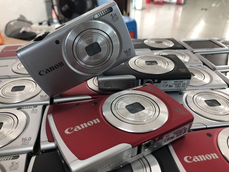 Máy ảnh kỹ thuật số Canon PowerShot A2600 HD Máy chụp thẻ nhỏ Telephoto siêu mỏng - Máy ảnh kĩ thuật số máy ảnh giá rẻ dưới 1 triệu