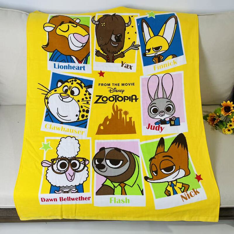 Zootopia Toy Story Marvel Star Wars Mcqueen Car Gauze Pure Cotton Children's Quilt Large Bath Towel Cover with Minor Flaws Zootopia Toy Story Marvel Star Wars Mcqueen Car Gauze Pure Cotton Children's Quilt Large Bath Towel Cover with Minor Flaws