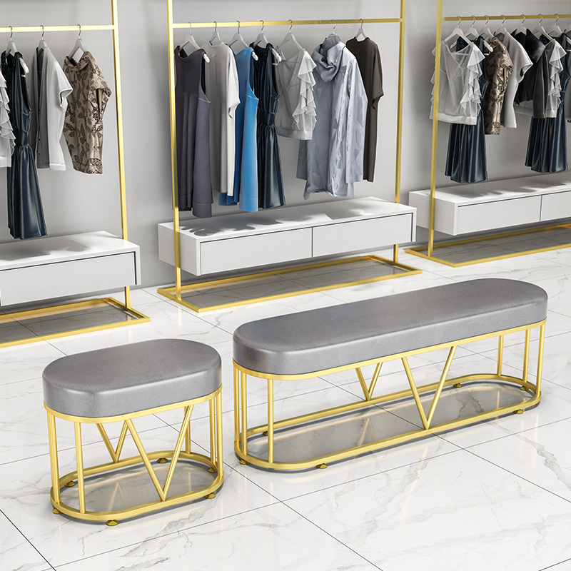 Changing shoes stool Shoes Stool sofa Stool Cloister room Dressing Room Fitting stool Lounge Bench Strip Benches Shoes shop Test Bench