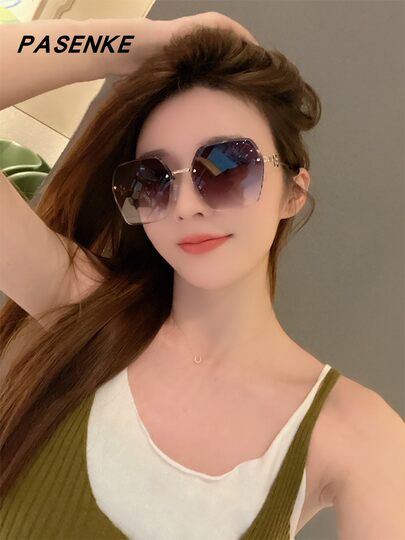 2025 new Parsonco sunglasses for women, polarized anti-UV sunglasses, summer sun protection, high-end Internet celebrity glasses