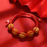 Красная линия плоская галстука 5 персиковых ядер