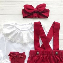Christmas Sister Mhing Kid Baby Girl Ruffle Dress Top