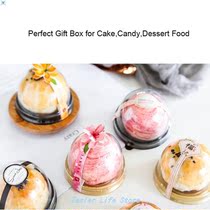 50SeTS Clear TranSParenT GifT Box Moon Cake  CuPCake PaCkaGi