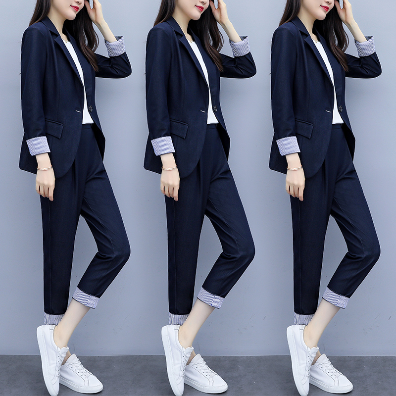 Western Suit Suit Women 2022 Spring Autumn New Fashion Temperament Office Wear Net Red Foreign Pie Casual Lady Suit Jacket