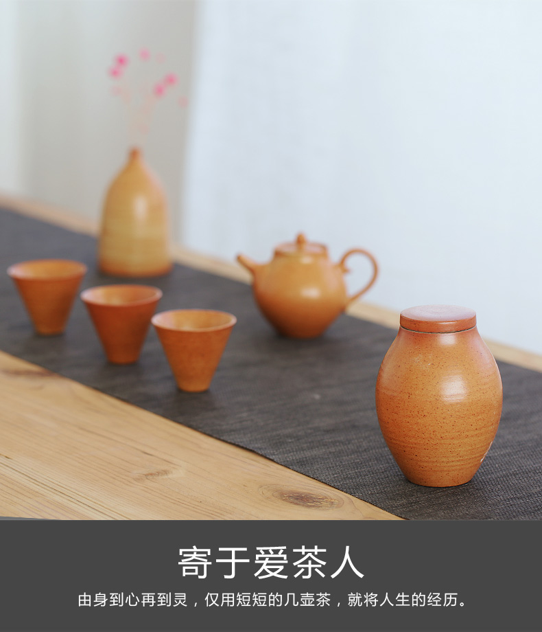 TaoZi ceramic tea pot points receives Japanese tea POTS ceramics coarse pottery clay by hand before'm