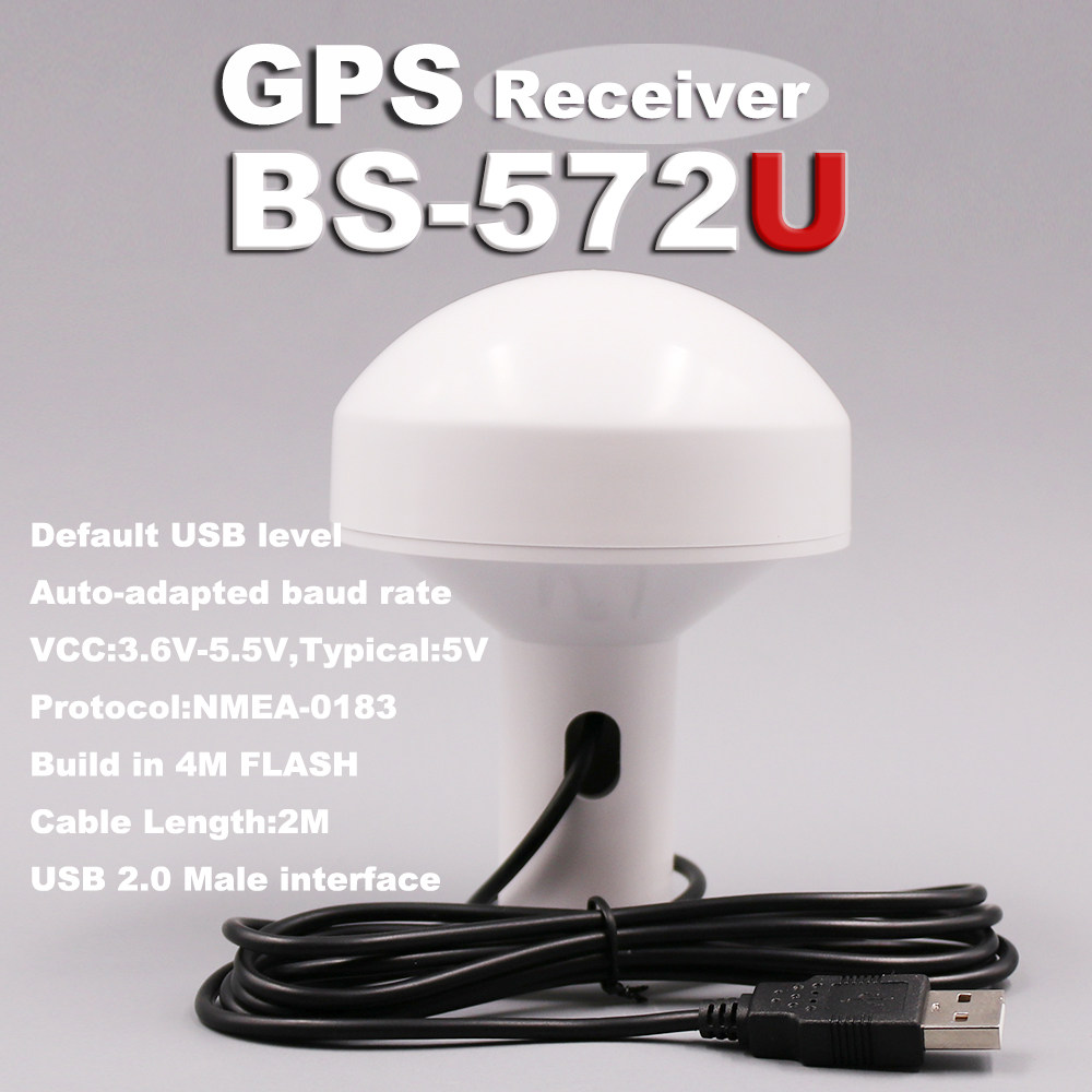 2 meter high iron signal test GPS module USB level network excellent road test mushroom head type receiver BS-572U