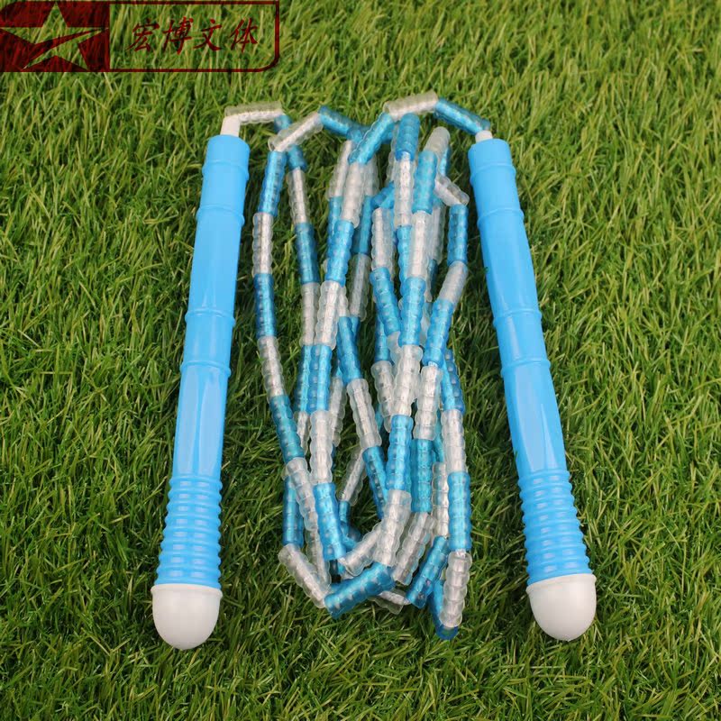 Bamboo Jump Rope Adult Sports Weight Loss Fitness Children's Fancy Bead Jump Rope Upgrade