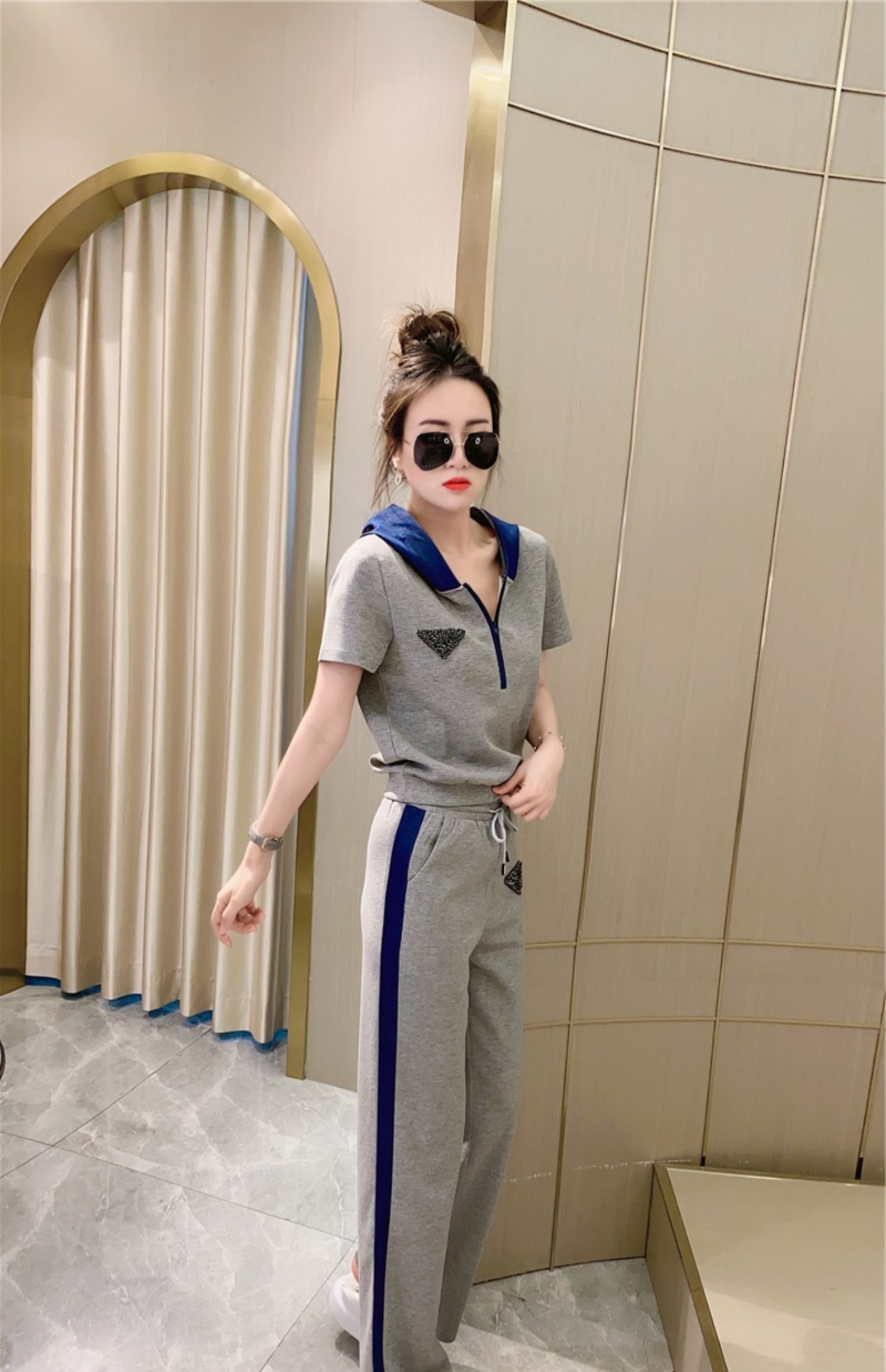 C8800 2260K ÁO SƠ MI NỮ JIARELA CẢ BỘ 2 MÓN MÙA HÈ THỜI TRANG NỮ G05 SẢN PHẨM MỚI