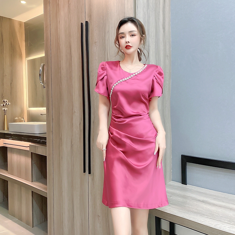 C8787 1880K VÁY ĐẦM LIỀN THÂN NỮ JIARELA TAY PHỒNG MÙA HÈ PHONG CÁCH HÀN QUỐC TRÔNG TRẺ HƠN TUỔI THỜI TRANG NỮ G05 SẢN PHẨM MỚI