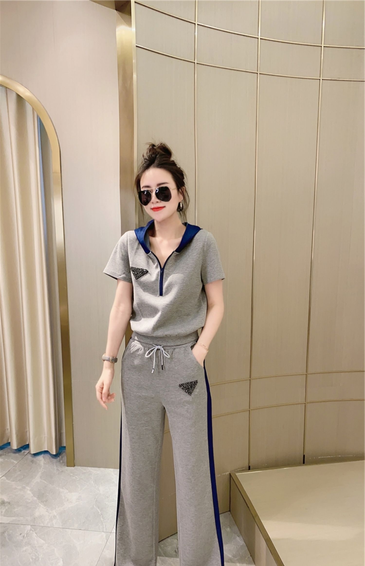 C8800 2260K ÁO SƠ MI NỮ JIARELA CẢ BỘ 2 MÓN MÙA HÈ THỜI TRANG NỮ G05 SẢN PHẨM MỚI