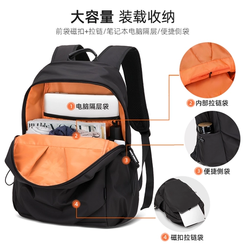 Трендовый брендовый рюкзак, ноутбук для путешествий, вместительный и большой ранец для школьников, для средней школы