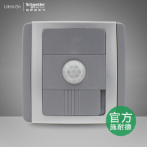 Schneider E3000 Metro Silver Gray presence sensor Human body sensor switch E3751MS3A_GS