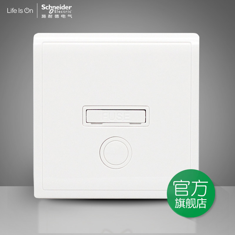 Schneider Famsun White 13A Insurance Fisso air conditioning fan wiring panel