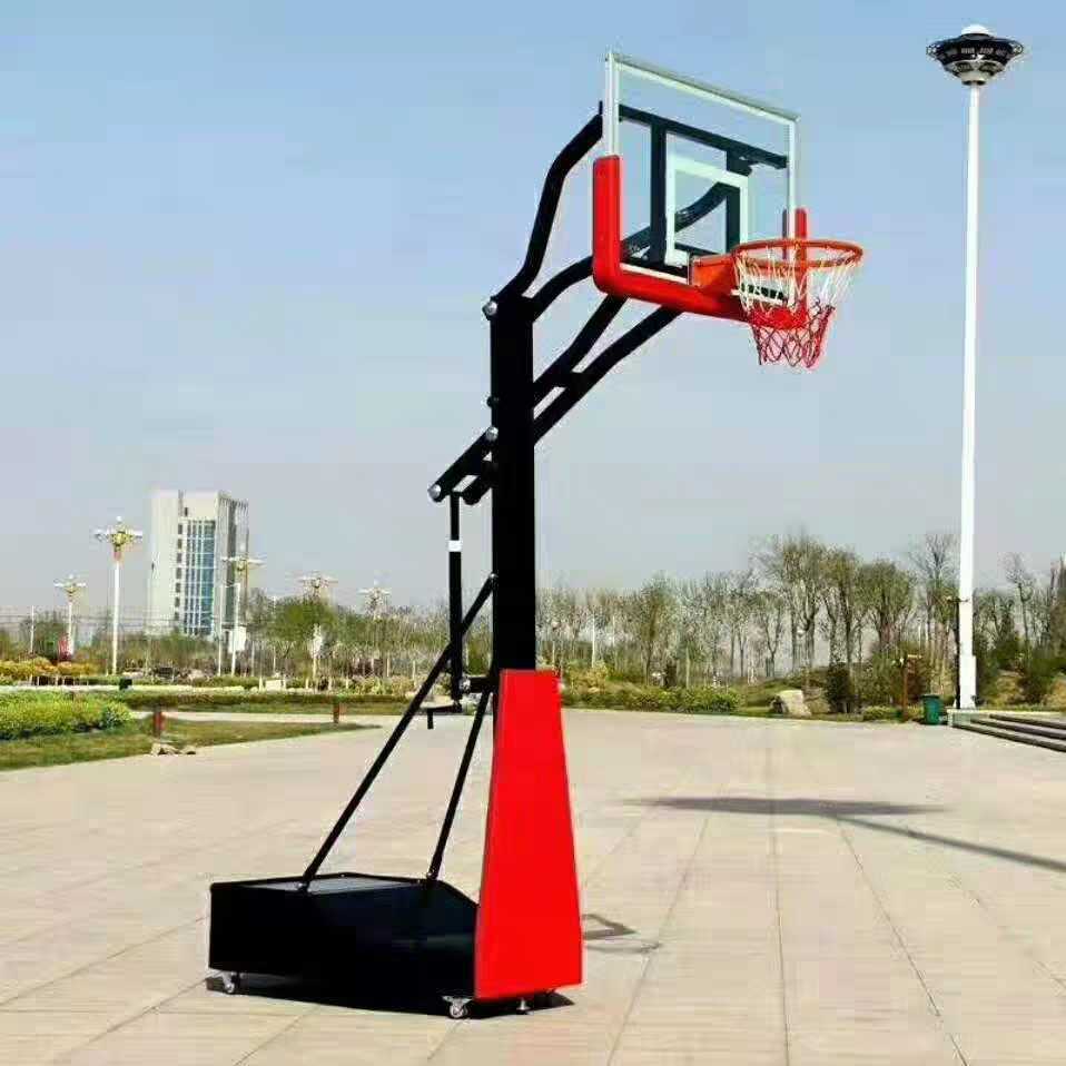 Mobile liftable basketball rack young people indoor and outdoor children adult outdoor shooting competition training standard basket frame