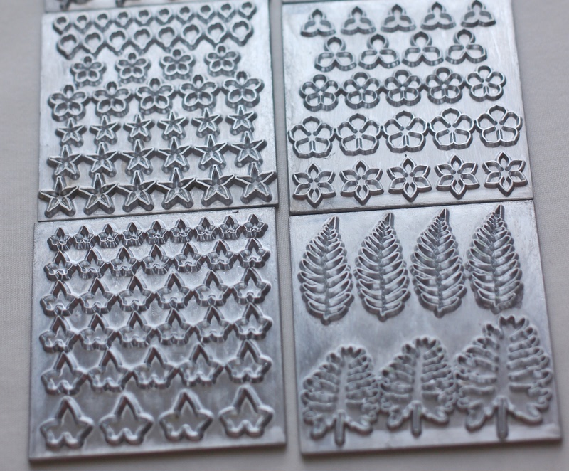[Summary] No. 1-20 Miniature Clay Mold Cutting Dies: Rose, Daisy, Hydrangea, Ivy, Fern, Monstera