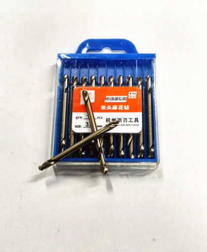 Boutique stainless steel special high-speed net double-head twist drill 3 2MM 4 2MM double-head double-edged drill