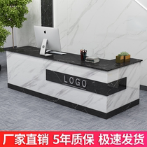 Baking Varnish Front Desk Cashier Desk Company Front Desk Reception Desk Desk Desk Desk Desk Desk Fashion desk in Yingtai Desk Fashion Bar