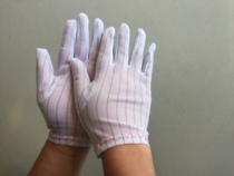 Anti-static striped gloves