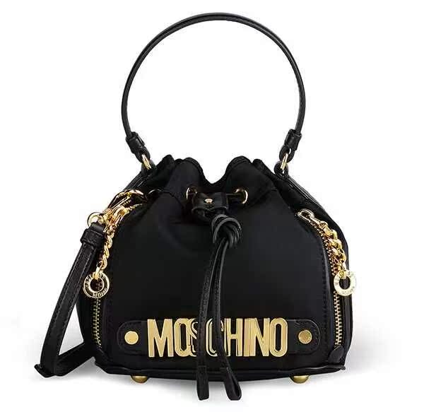Купить Сумка Москино Москино логотип золотой логотип ведро сумка ...