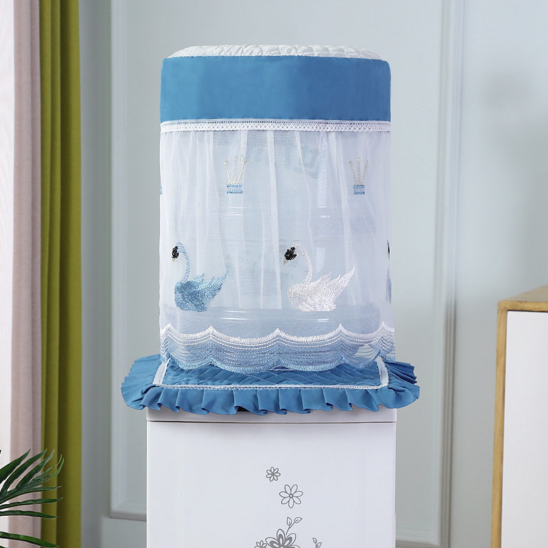 Han Style Field Lace Water Dispenser Hood dust cover modern minimalist water dispenser cover two sets of bucket hood-Taobao
