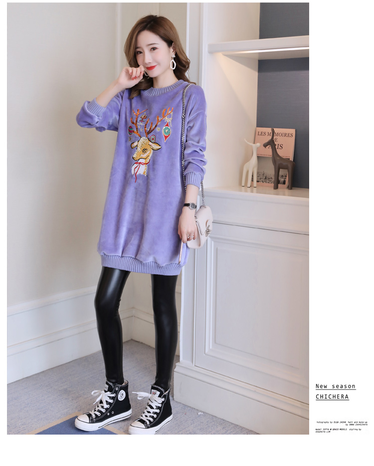 Sweatshirt femme PLUIE D AUTOMNE - Ref 3217689 Image 10