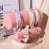 Wanghai 12 5cm velvet hair hoop hair accessories display stand jewelry hairpin hair rope hair ring storage household artifact dustproof