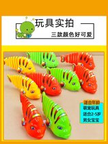 Upper Chord Toy Clockwork Rocking Fish Cartoon Male And Female Treasure Childrens Puzzle Climbing Nets Red Ground Stand 1-2-3-4