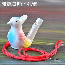 Birdsong toddler bird chirping ceramic whistle water bird chirping children playing toy baby mouth whistling whistle