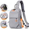 2025 New Men's Chest Bag, Casual, Fashionable and Trendy, Single Shoulder Crossbody Bag, Large Capacity, Waterproof, Multi-Functional Crossbody Bag