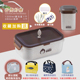 lock and lock hộp cơm giữ nhiệt Lúa mì rơm hộp vi sóng xanh đặc biệt hai lớp hộp cơm trưa cầm tay Nhật Bản - Hộp cơm điện sưởi ấm cà mèn giữ nhiệt lock&lock